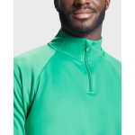 Sweatshirt desportiva com meio fecho de correr em poliéster 200 g/m² Roly cor azul real imagem de estilo de vida 2