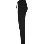 Calças desportivas de mulher em algodão e poliéster 280 g/m² Roly cor preto vista lateral