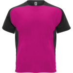 T-shirt desportiva unissexo manga curta em poliéster 140 g/m2 Roly cor cor-de-rosa