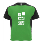 T-shirt desportiva unissexo manga curta em poliéster 140 g/m2 Roly vista principal