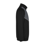 Fato de treino unisex poliéster bicolor a condizer 225 g/m2 Roly cor cinzento-escuro segunda vista com lateral