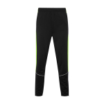 Fato de treino unisex poliéster bicolor a condizer 225 g/m2 Roly cor verde-lima segunda vista frontal