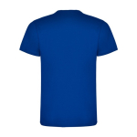 T-shirt de manga curta em algodão para homem 165 g/m² Roly cor azul segunda vista traseira