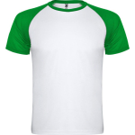 T-shirt desportiva unissexo manga curta poliéster 140 g/m2 Roly cor verde