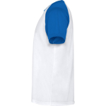 T-shirt desportiva unissexo manga curta poliéster 140 g/m2 Roly cor azul real vista lateral