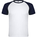 T-shirt desportiva unissexo manga curta poliéster 140 g/m2 Roly cor azul-marinho