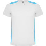 T-shirt desportiva unissexo poliéster manga curta 130 g/m2 Roly cor branco