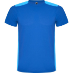 T-shirt desportiva unissexo poliéster manga curta 130 g/m2 Roly cor azul real