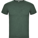 T-shirt jaspeada de algodão e poliéster para homem 150 g/m2 Roly cor verde mesclado