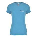 T-shirt jaspeada de algodão e poliéster para mulher 150 g/m2 Roly vista principal