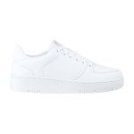 Sapatilhas brancas unissexo estilo casual, sola de borracha Roly cor branco segunda vista com lateral