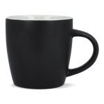 Caneca de cerâmica com acabamento mate em várias cores 350ml cor preto segunda vista