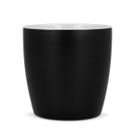 Caneca de cerâmica com acabamento mate em várias cores 350ml cor preto quarta vista