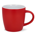 Caneca de cerâmica com acabamento mate em várias cores 350ml cor vermelho