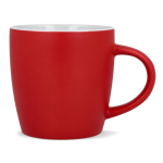 Caneca de cerâmica com acabamento mate em várias cores 350ml cor vermelho segunda vista