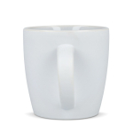 Caneca de cerâmica com acabamento mate em várias cores 350ml cor branco terceira vista