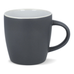 Caneca de cerâmica com acabamento mate em várias cores 350ml cor cinzento