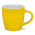 Caneca de cerâmica com acabamento mate em várias cores 350ml cor amarelo