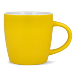 Caneca de cerâmica com acabamento mate em várias cores 350ml cor amarelo segunda vista