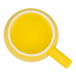 Caneca de cerâmica com acabamento mate em várias cores 350ml cor amarelo sexta vista