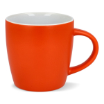 Caneca de cerâmica com acabamento mate em várias cores 350ml cor cor-de-laranja
