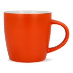 Caneca de cerâmica com acabamento mate em várias cores 350ml cor cor-de-laranja segunda vista