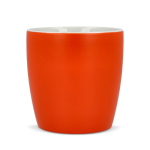 Caneca de cerâmica com acabamento mate em várias cores 350ml cor cor-de-laranja quarta vista