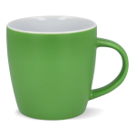Caneca de cerâmica com acabamento mate em várias cores 350ml cor verde-lima