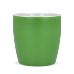 Caneca de cerâmica com acabamento mate em várias cores 350ml cor verde-lima quarta vista