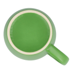 Caneca de cerâmica com acabamento mate em várias cores 350ml cor verde-lima sexta vista