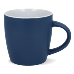 Caneca de cerâmica com acabamento mate em várias cores 350ml cor azul-escuro
