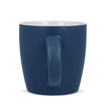Caneca de cerâmica com acabamento mate em várias cores 350ml cor azul-escuro terceira vista