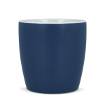 Caneca de cerâmica com acabamento mate em várias cores 350ml cor azul-escuro quarta vista