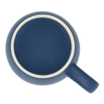 Caneca de cerâmica com acabamento mate em várias cores 350ml cor azul-escuro sexta vista