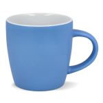 Caneca de cerâmica com acabamento mate em várias cores 350ml cor azul-claro