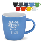 Caneca de cerâmica com acabamento mate em várias cores 350ml