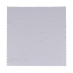 Pano de limpeza para óculos ou ecrãs de microfibra rPET 15 x 15 cm cor branco segunda vista