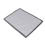 Pano de limpeza para óculos ou ecrãs de microfibra rPET 13 x 18 cm cor branco terceira vista