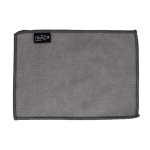 Pano de limpeza para óculos ou ecrãs de microfibra rPET 13 x 18 cm cor branco quarta vista