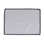 Pano de limpeza para óculos ou ecrãs de microfibra rPET 13 x 18 cm cor branco quinta vista