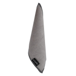 Pano de limpeza para óculos ou ecrãs de microfibra rPET 13 x 18 cm cor branco sexta vista