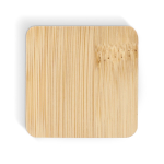 Vela de cera vegetal em frasco de vidro com tampa de bambu cor verde oliva sexta vista