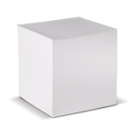 Cubo de notas de 840 folhas lisas com certificação FSC 10 x 10 x 10 cm cor branco