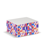 Bloco de notas de 420 folhas lisas com certificação FSC 10 x 10 x 5 cm
