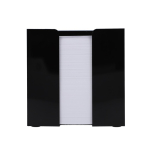 Cubo de notas de 800 folhas lisas FSC em caixa de cubo 10 x 10 x 10 cm cor preto segunda vista