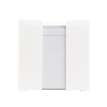 Cubo de notas de 800 folhas lisas FSC em caixa de cubo 10 x 10 x 10 cm cor branco segunda vista