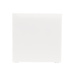 Cubo de notas de 800 folhas lisas FSC em caixa de cubo 10 x 10 x 10 cm cor branco terceira vista