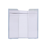 Cubo de notas de 800 folhas lisas FSC em caixa de cubo 10 x 10 x 10 cm cor transparente segunda vista