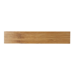 Régua feita de bambu personalizável, ideal para desenho ou geometria cor natural terceira vista
