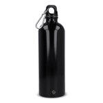 Garrafa de aço inoxidável reciclado em cores metalizadas 750 ml cor branco